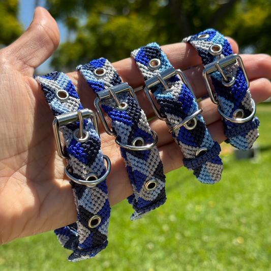 Abismo Sereno Handcrafted Cat Collar Sizes