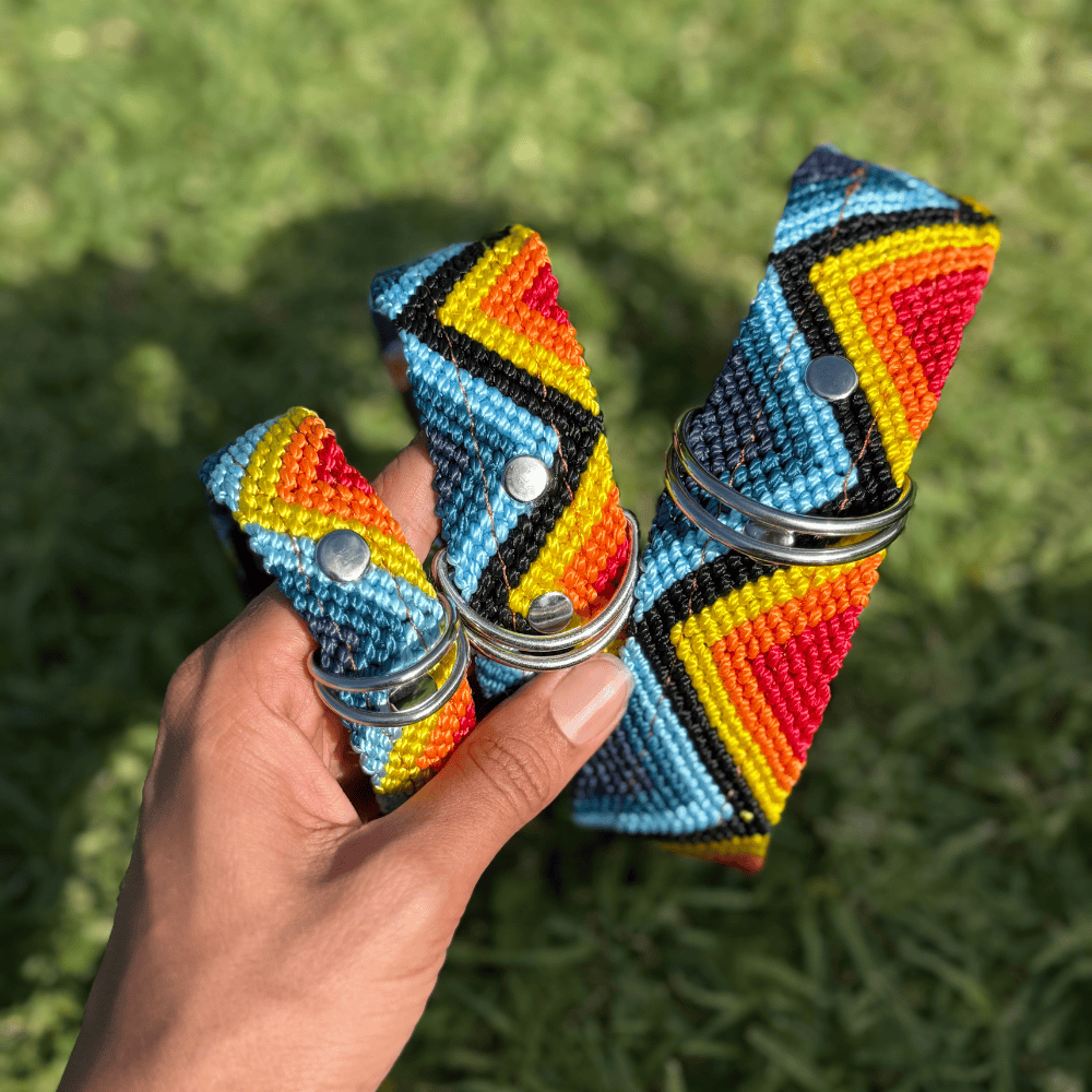 Armonia Astral Handcrafted Dog Collar Sizes