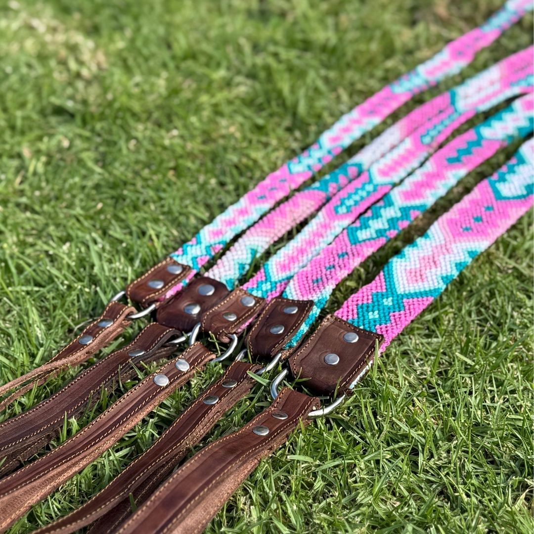 Dulce Malicia Handcrafted Dog Leashes Pink