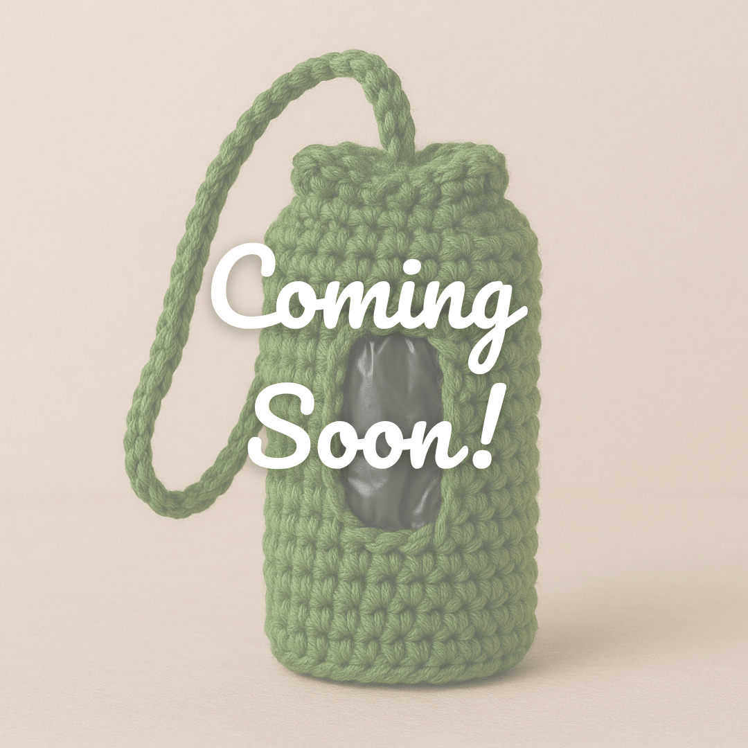 Rounded Handcrafted Poop Bag Holder – Coming Soon!