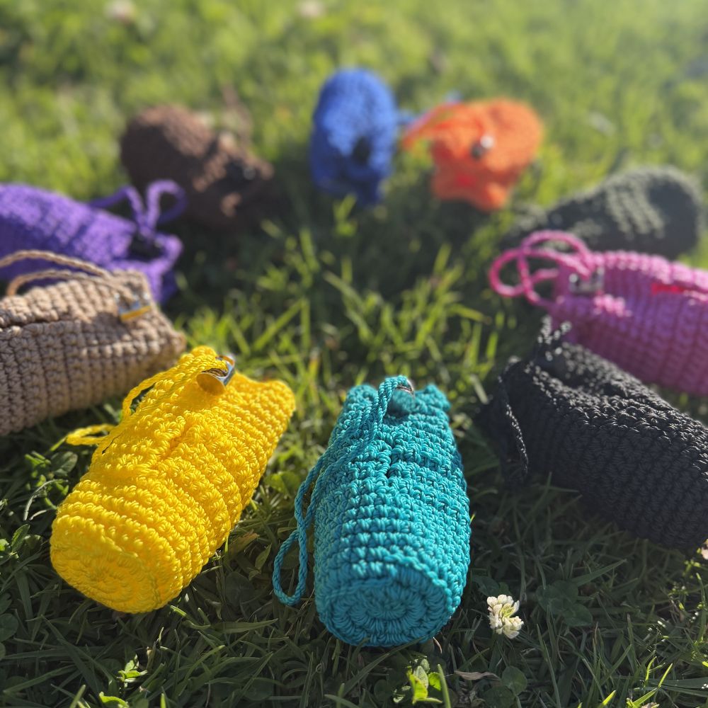 Rounded Handcrafted Poop Bag Holder