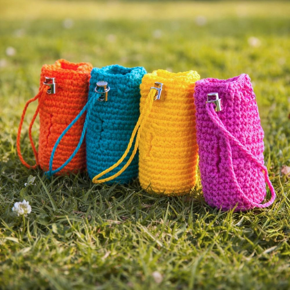 Rounded Handcrafted Poop Bag Holder