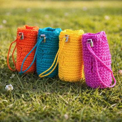Rounded Handcrafted Poop Bag Holder