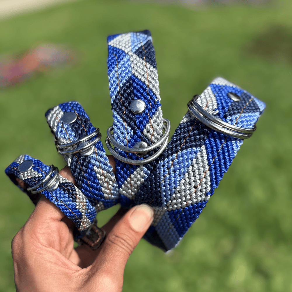 Abismo Sereno Handcrafted Dog Collar Sizes