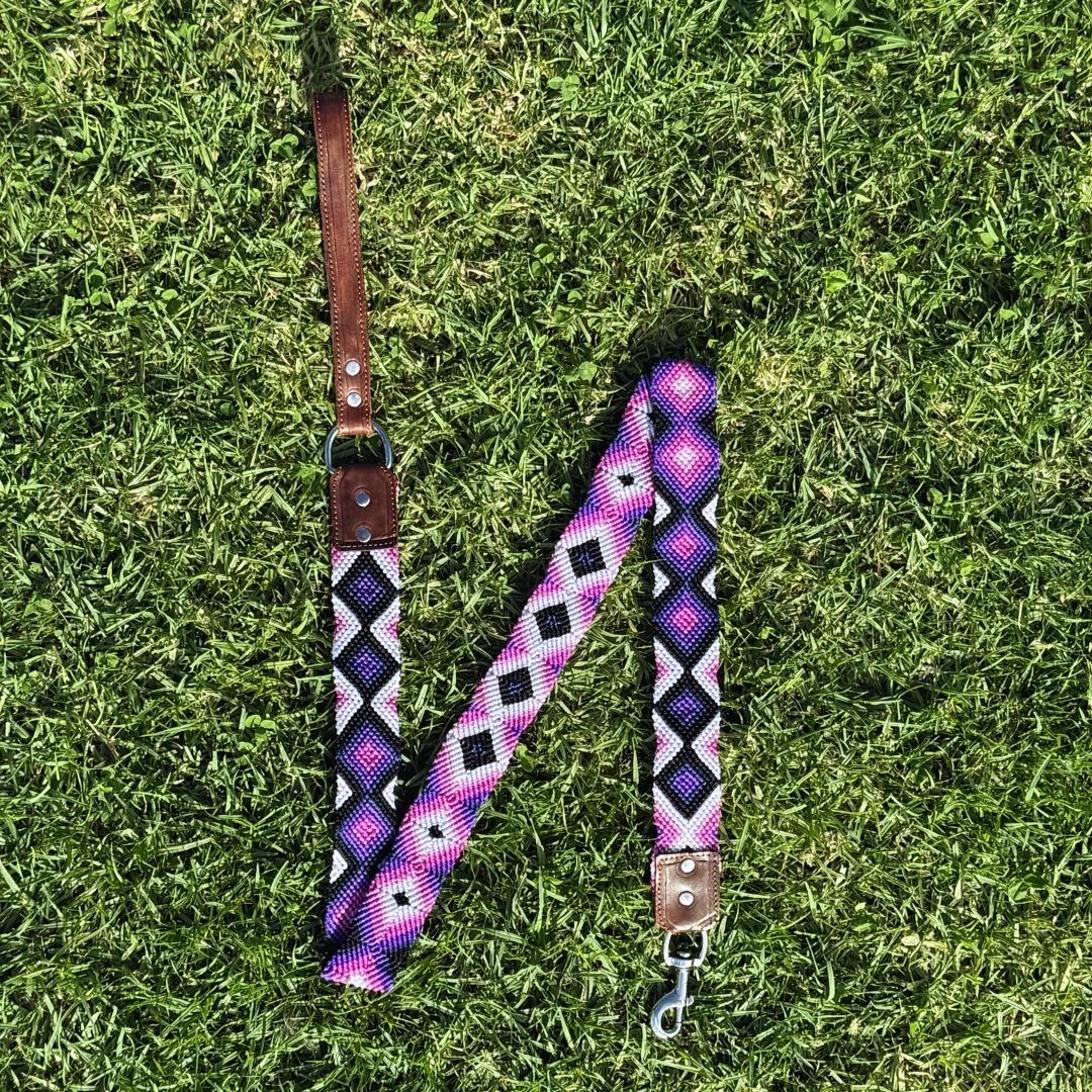 Aurora Charmosa Handcrafted Dog Leash Wide