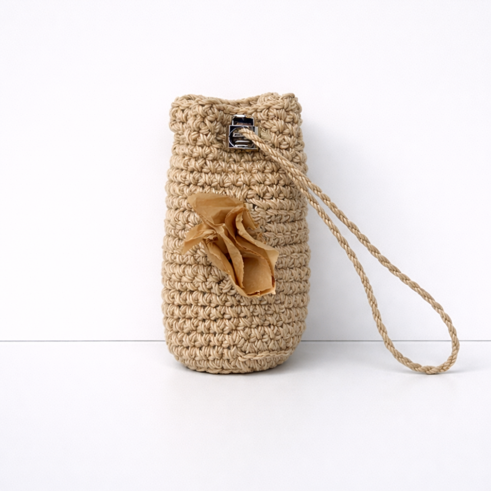 Rounded Handcrafted Poop Bag Holder