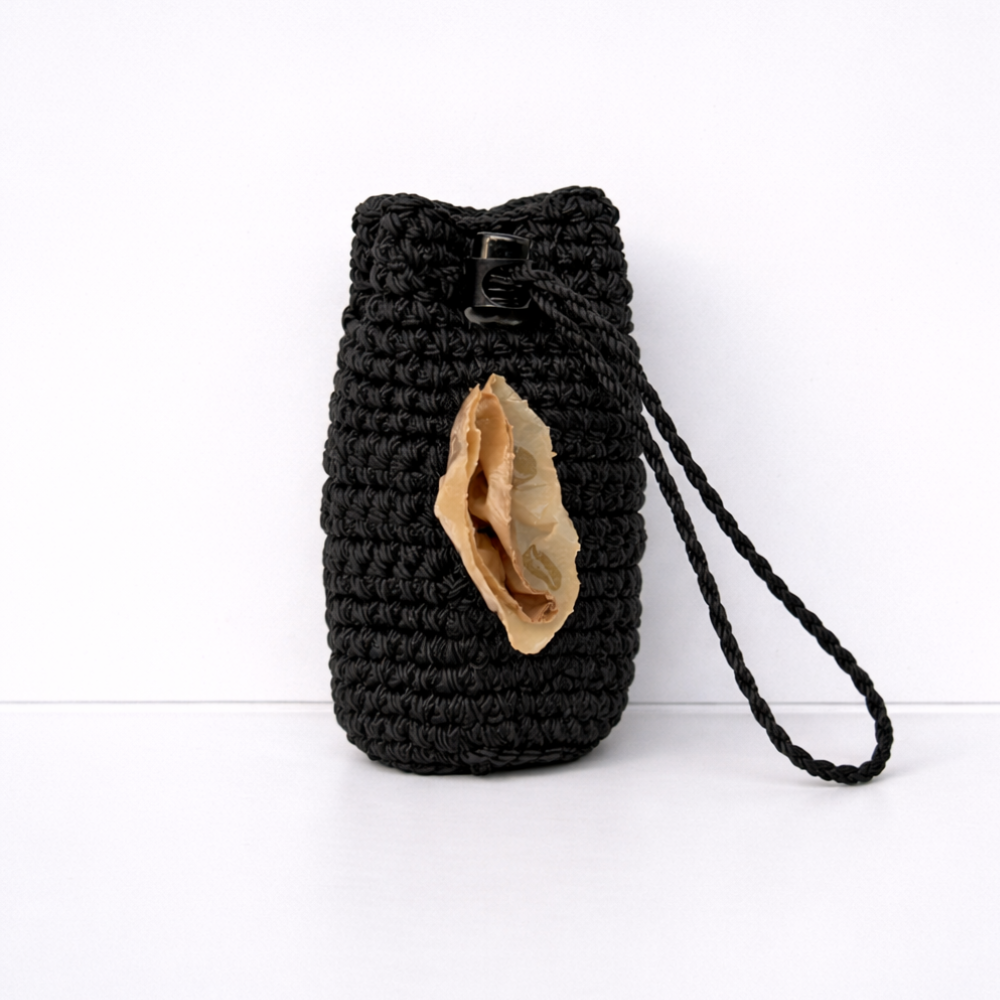 Rounded Handcrafted Poop Bag Holder