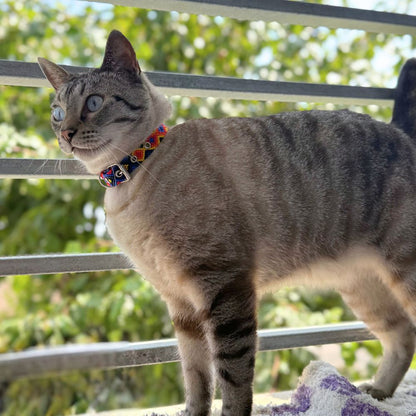 Diamonds Handwoven Cat Collars made in Mexico