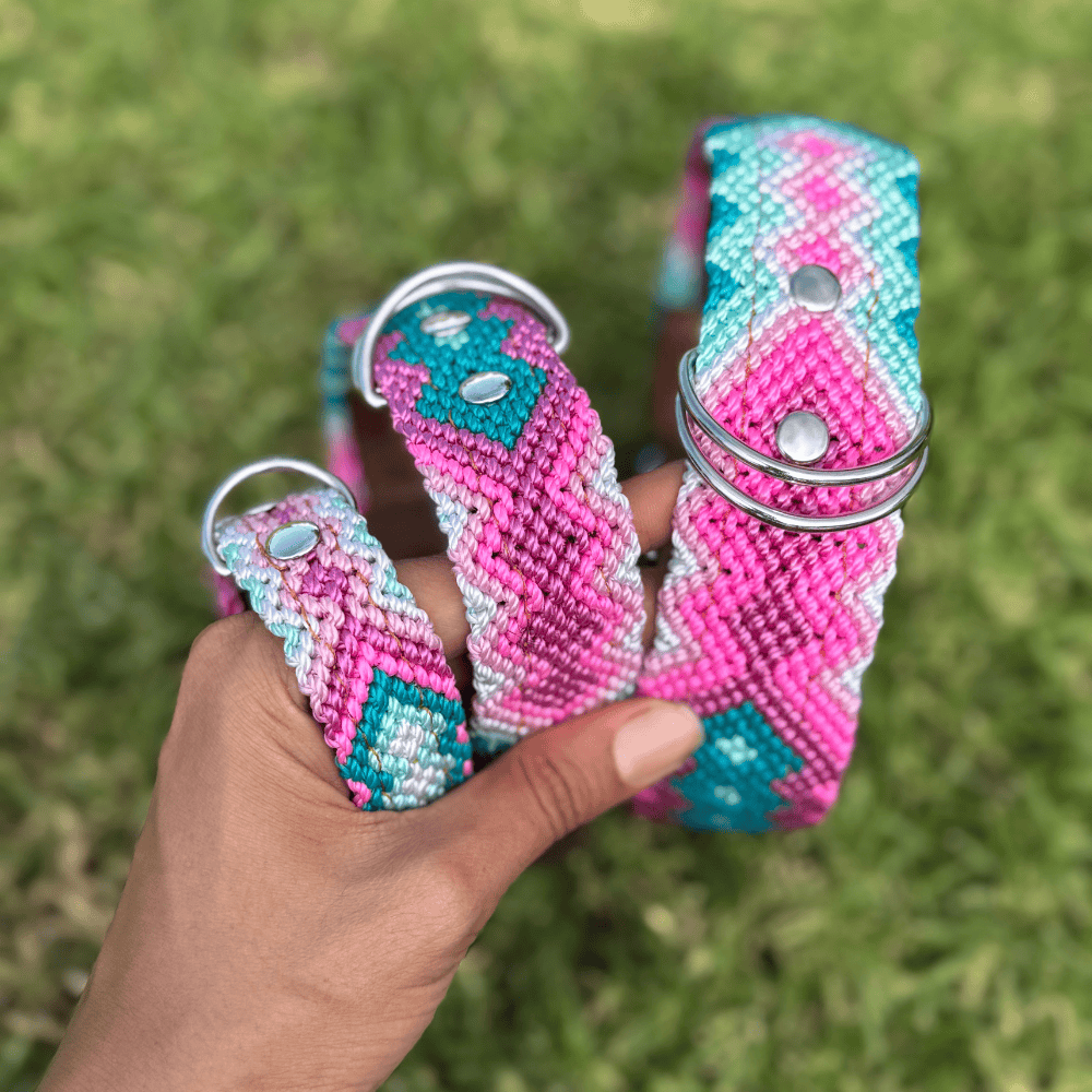 Dulce Malicia Handcrafted Dog Collar Sizes