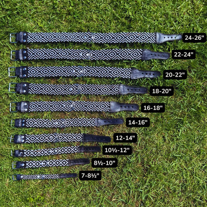 Equilibrio Equinox Handcrafted Dog Collar Size Guide