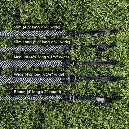 Equilibrio Equinox Handcrafted Dog Leash Size Guide
