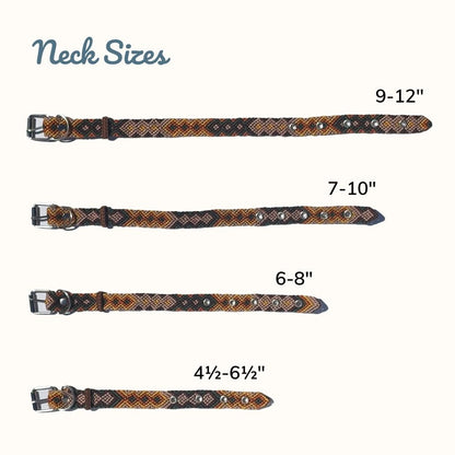 Esencia Salvaje Handcrafted Cat Collar Size Guide