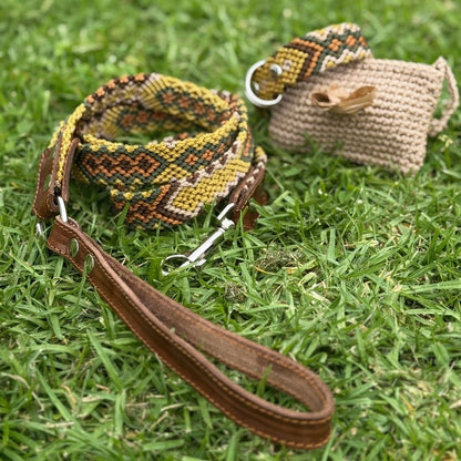 Esencia Salvaje Handwoven Dog Walk Set
