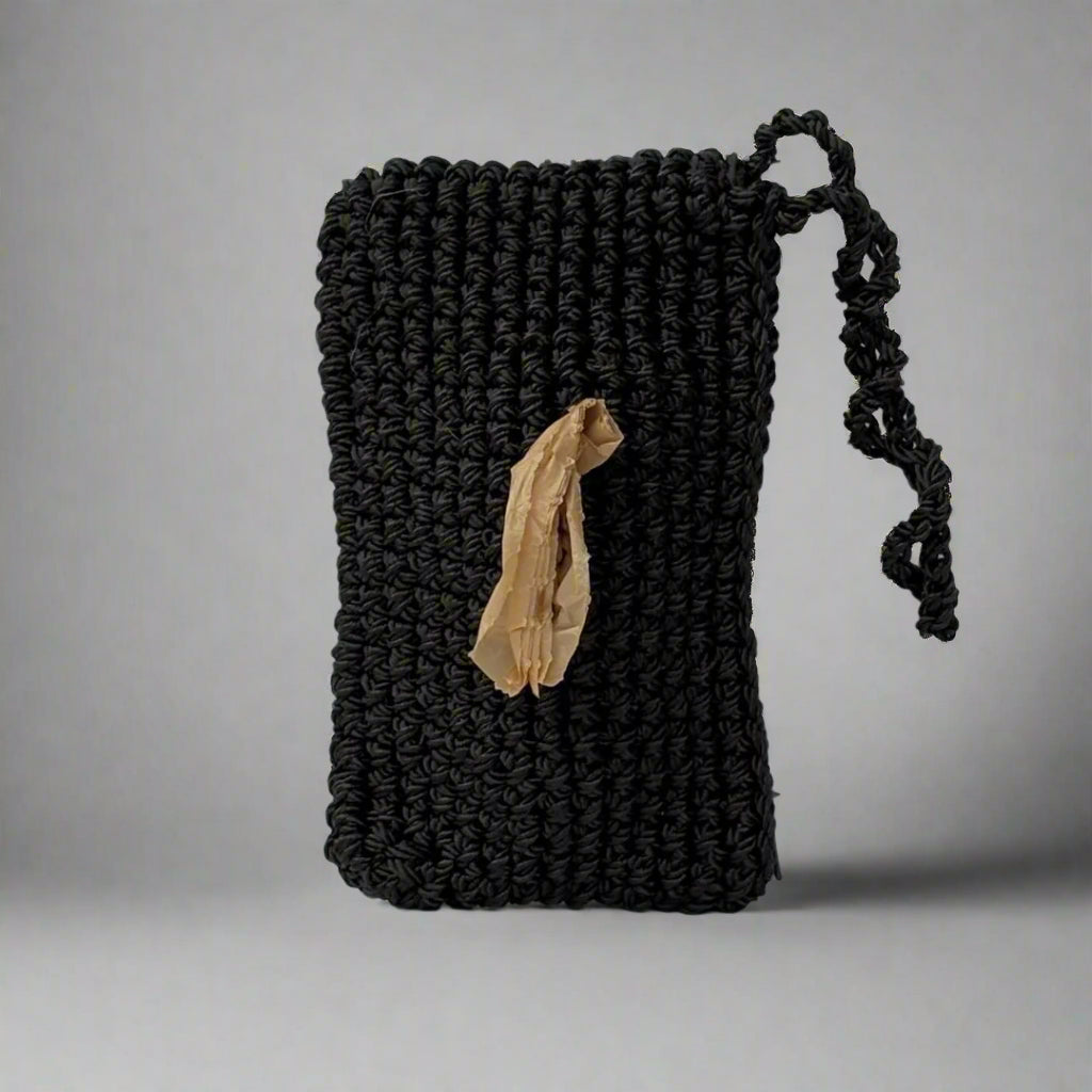 Essential Handcrafted Poop Bag Holder Black