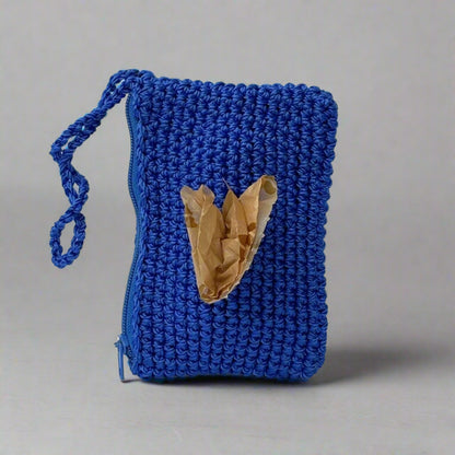 Essential Handcrafted Poop Bag Holder Roy Blue