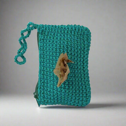 Essential Handcrafted Poop Bag Holder Turquoise