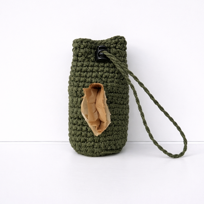 Rounded Handcrafted Poop Bag Holder
