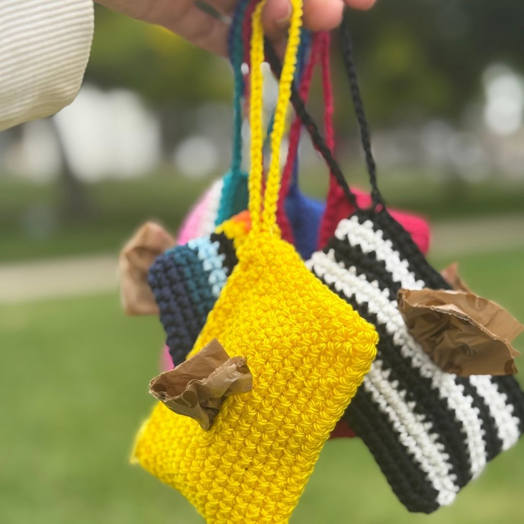 Handwoven Dog Wasting Bag Holder