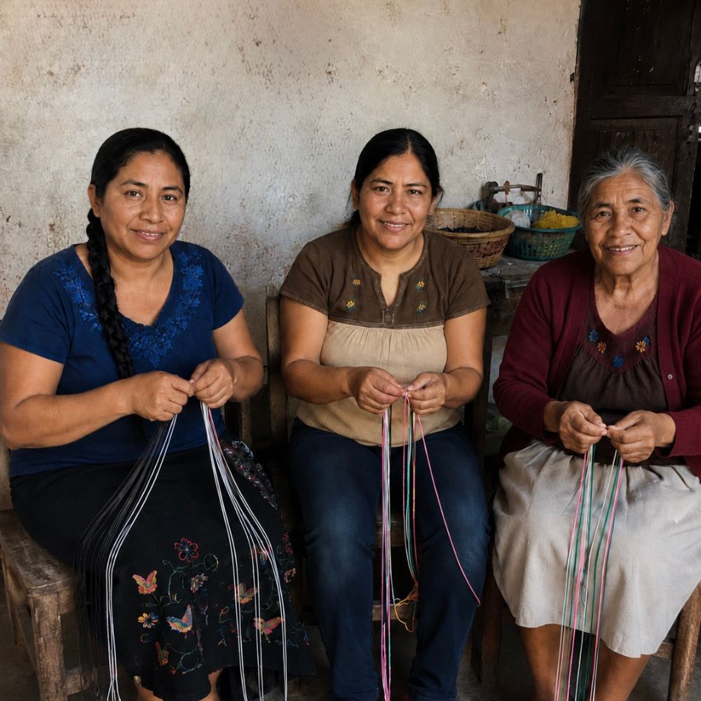 Mexican from Chiapas Waving Dog Collars