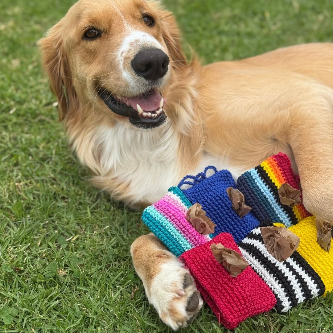 Unique Handmade Dog Poop Bag Holder