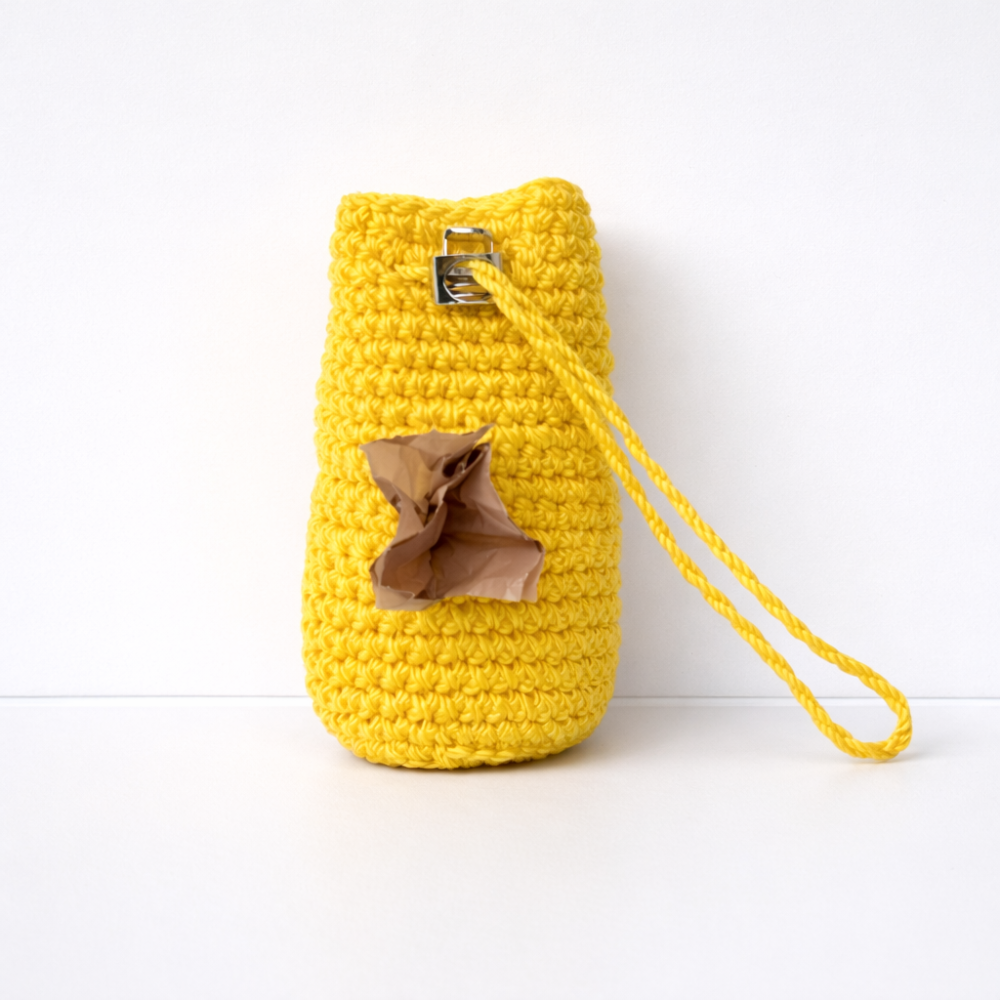 Rounded Handcrafted Poop Bag Holder